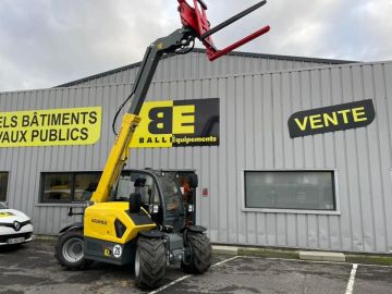 Livraison d’un chariot télescopique compact KRAMER 1245 , avec retourneur  de palox ! 
Merci à notre client CETI recyclage