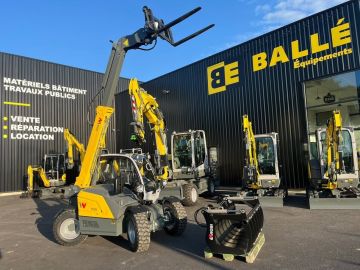 🚚 Livraison avec succès !
Aujourd’hui, livraison d’un chariot télescopique compact WACKER NEUSON TH412 .
Transportable sur remorque 3500 kg de PTAC .
Accès...